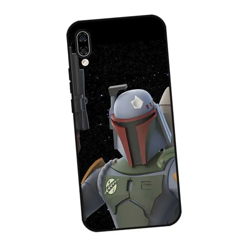 N411 Star War Cool Black Silicone Case Cover For Huawei Honor 6A 6C 6X 7C 7X 8 Lite Pro |