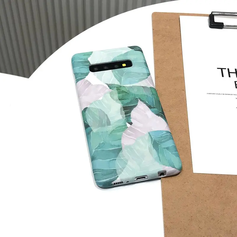DCHZIUAN, для samsung S10 plus, чехол, модный, с изображением листьев растений, чехол для телефона, для samsung Galaxy S10, S9, S8 Plus, Note 8, 9, S9 Plus, Жесткий Чехол