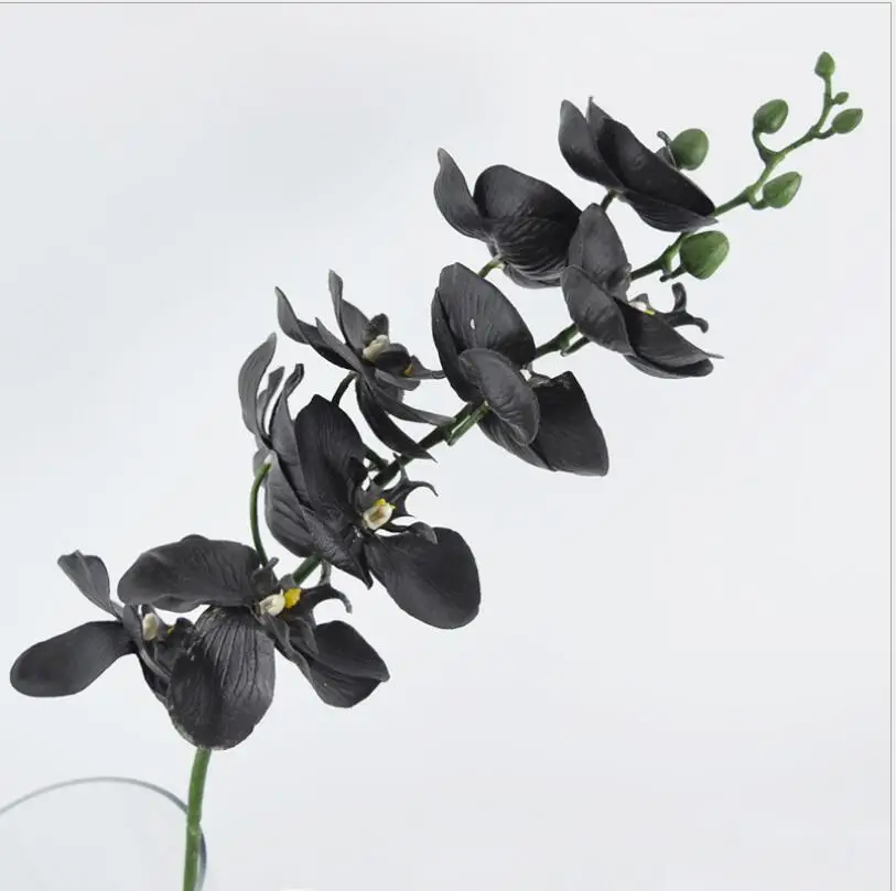Искусственные цветы орхидеи пластиковые Свадебные для дома свадьбы офиса