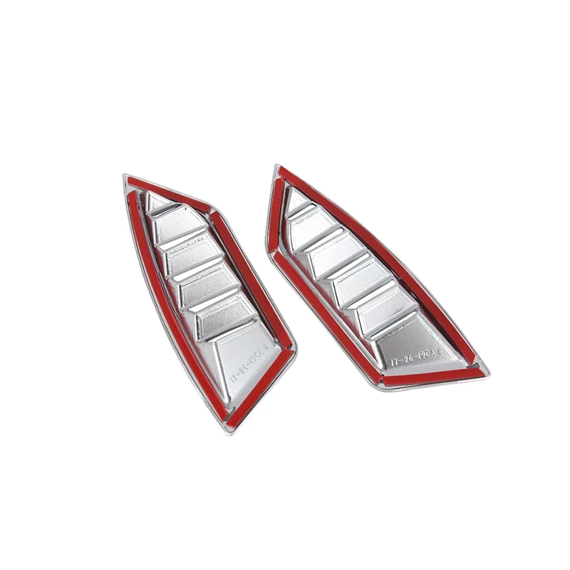 

Loyalty for Subaru Forester 2019 Interior Upper Air Vent Outlet Cover Trim Decoration ABS Chrome Silver Car Accessories