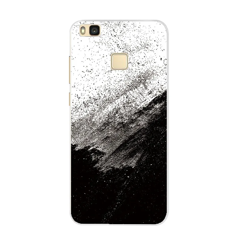 For Cover Huawei P9 Lite Case Cute Animal Black Silicone Soft TPU for Funda 2016 P 9 P9Lite Phone Back Cases |