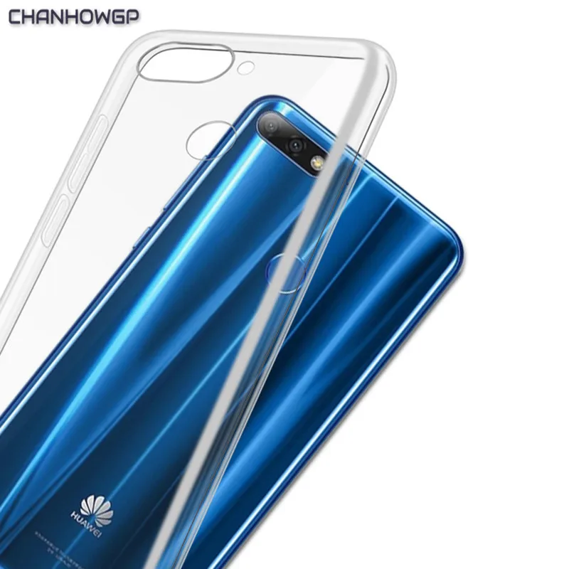 Прозрачный мягкий чехол для телефона из ТПУ Huawei P Smart PSmart Dual SIM FIG LX1 LX2 LX3 FIG-LA1