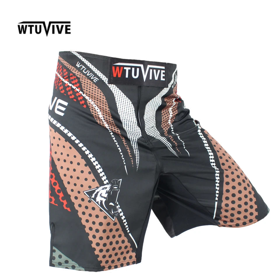 SUOTF MMA боксерские спортивные шорты для фитнеса дышащие свободные большого