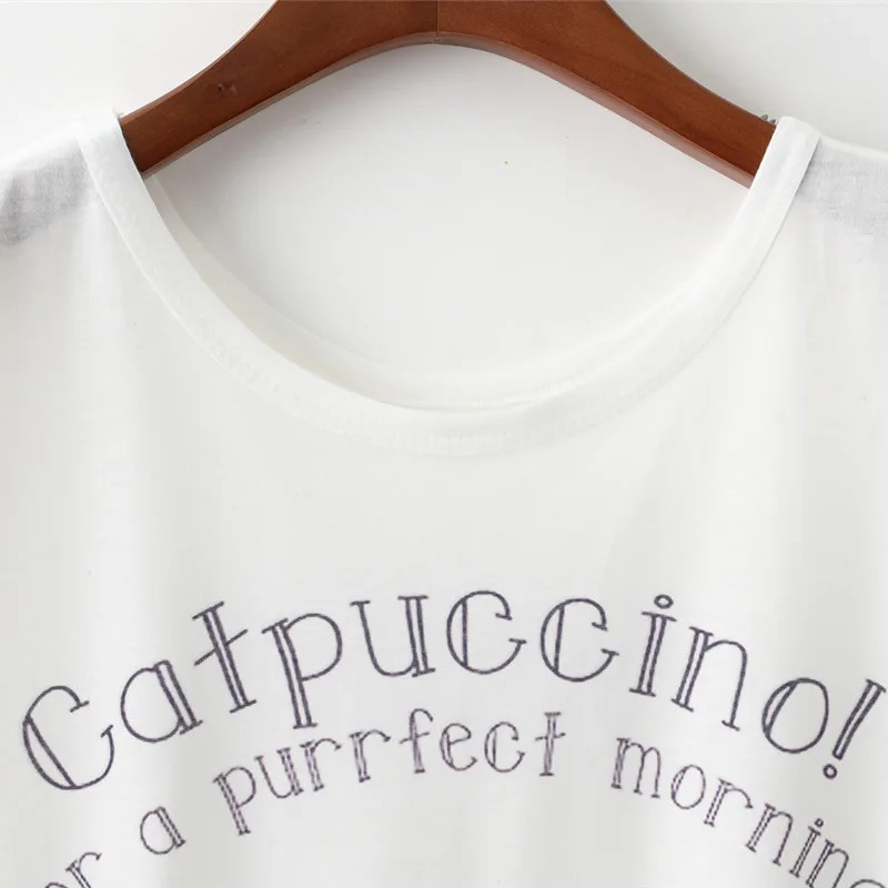 Женская свободная футболка с круглым вырезом и короткими рукавами повседневная