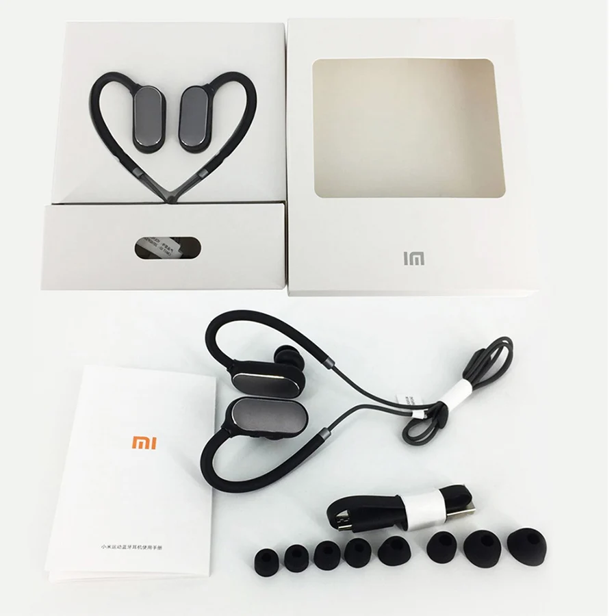 Оригинал Сяо mi Спорт bluetooth-гарнитура Беспроводной наушники ni Bluetooth 4 1 c IPX4