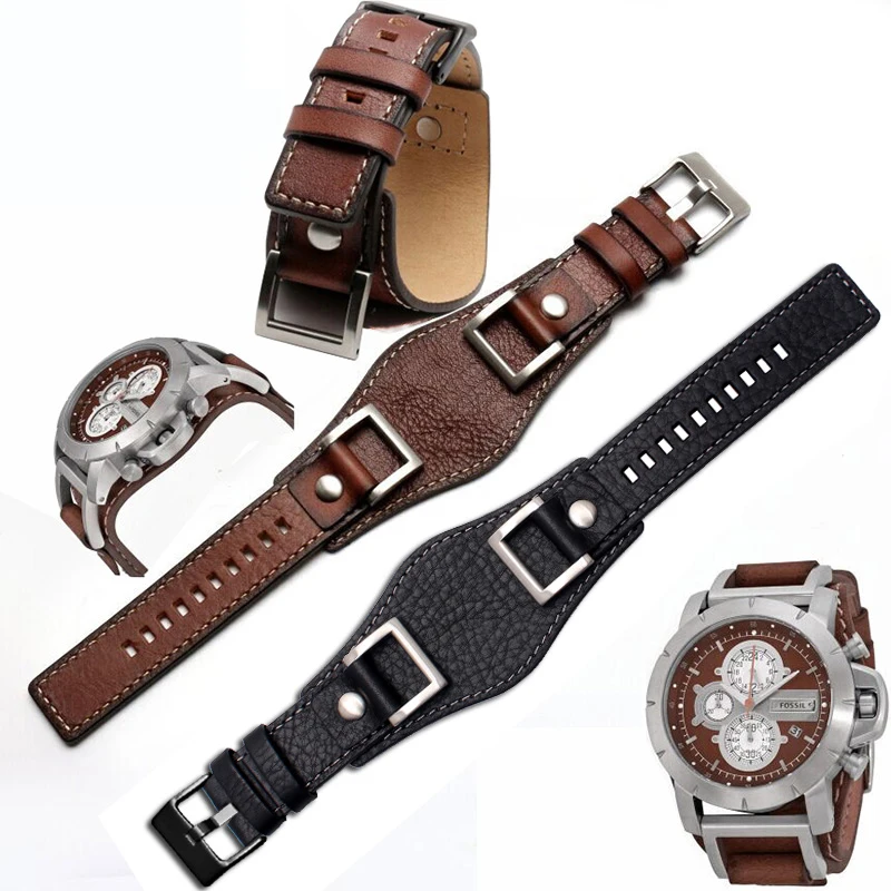 Fossil JR1157 ремешок для часов из натуральной кожи 24 мм мужской высокое качество стиль