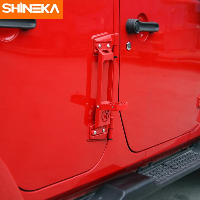 Прочная Стальная подножка SHINEKA для автомобильной двери комплект подъема дверной