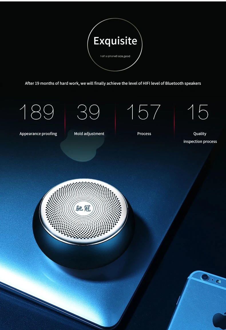 Мини сабвуфер наружный Портативный беспроводной Bluetooth динамик Громкая связь динамик стерео музыка объемный громкий динамик поддержка TF AUX G1