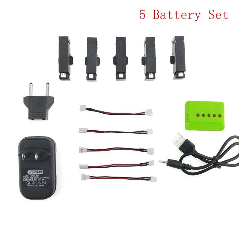 JJRC H37 Мини RC Квадрокоптер запасные части 4/5/6 шт 3 7 V 400mah 25C аккумулятор и зарядное