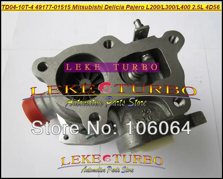 Бесплатная доставка Турбокомпрессор TD04 49177-01515 49177-01503 для Mitsubishi L300 4WD Delicia Pajero Shogun
