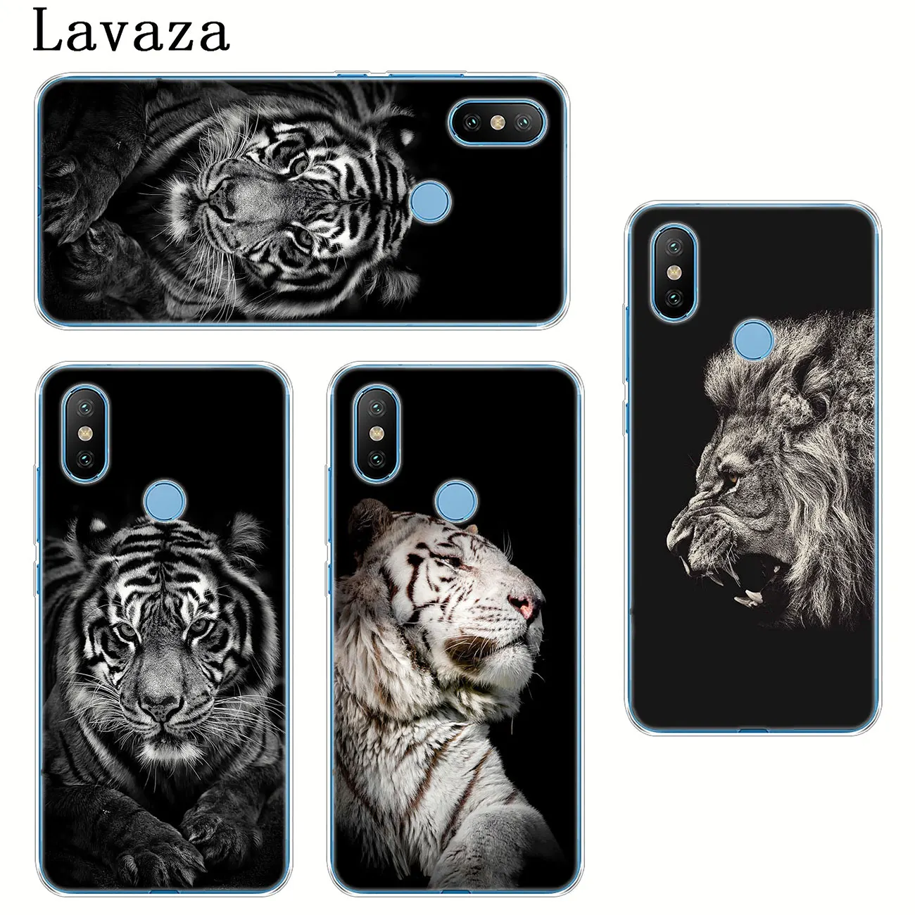 Жесткий чехол для телефона Lavaza Fierce tiger lion Black leopard Xiaomi Redmi K20 8A 7A 5A 6A Note 8 7 5 6 Pro 4