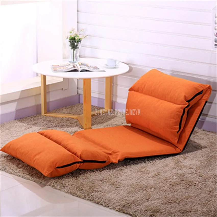 orange 225 см, современный пол, складной шезлонг, кресло для гостиной, в японском стиле, шезлонг, одноместный диван, мягкое кресло для сна - Цвет: orange