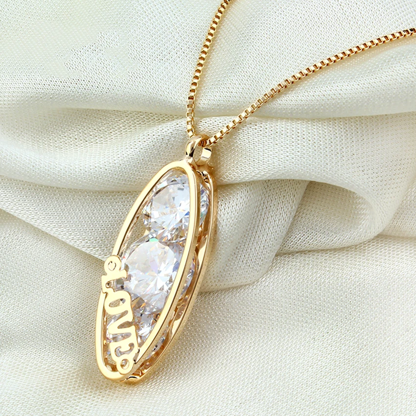 Новинка 2017 двойное золото из материала три дрели любовь к жизни кристалл sinobi AAA