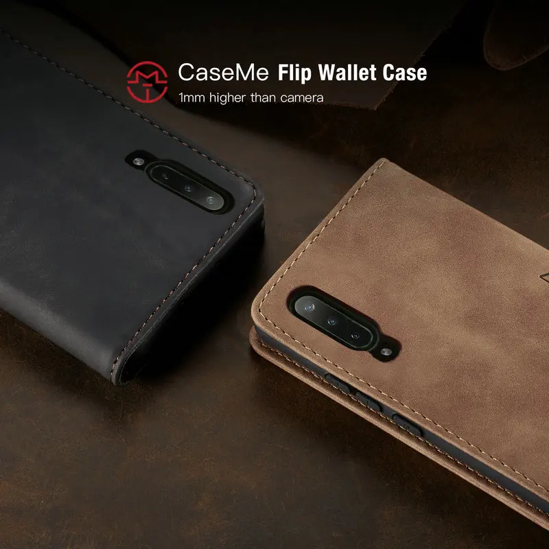Магнитный чехол CaseMe для телефона samsung Galaxy A70 Ретро Флип-кошелек кожаный чехол для samsung A70 роскошный чехол 360 полная защита