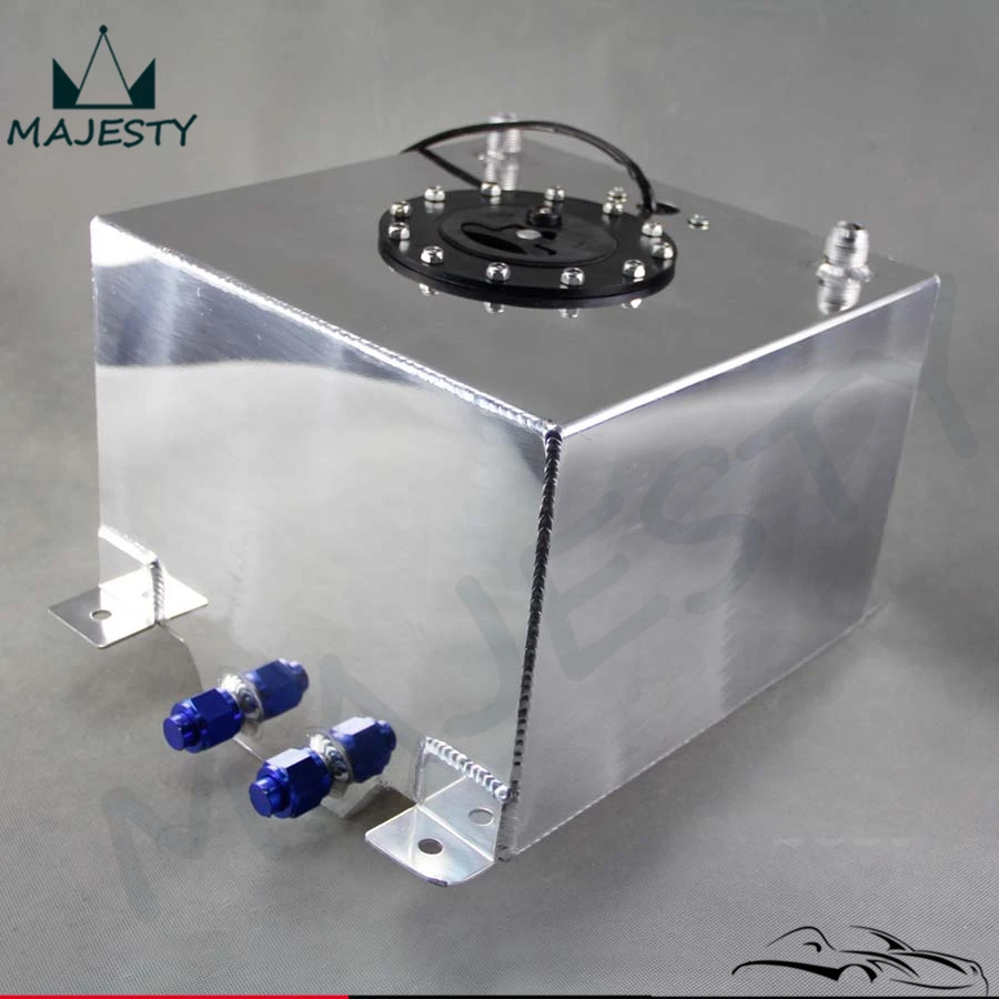 Гоночный Дрифт топливный бак 9 5 л + уровень отправителя 2 галлона полированный