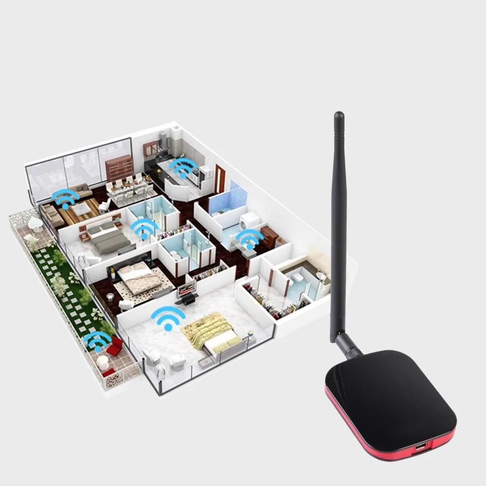 Высокоскоростной N9000 беспроводной Интернет USB WiFi адаптер 150 Мбит/с длинный