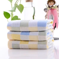 5pcslot baby handkerchief baby towel square fruit pattern towel 2 layers muslin cotton infant face towel wipe cloth 2550cm