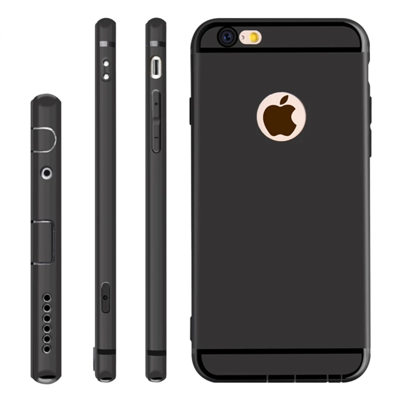 HCZCI High Quality Elegance Soft Silicone Case for iPhone 6s 6 7 8 Plus X 5s 5 SE Frosted Colorful Factory Wholesale |