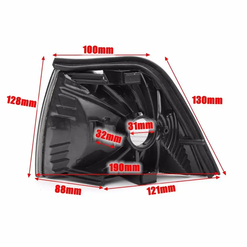 Крышка для передних угловых фар боковой фонарь поворота BMW E36 3 Series 4DR Base Sedan 1992