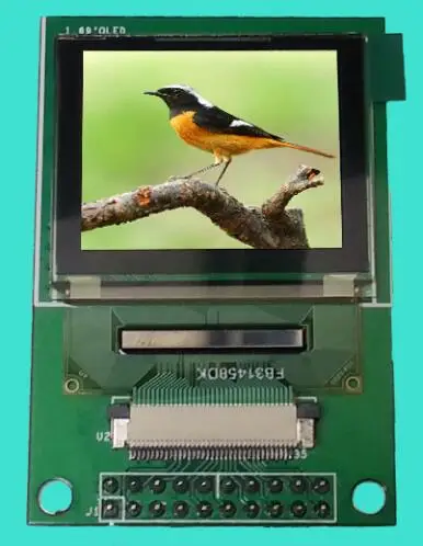 1 45 дюймовый 35 контактный полноцветный OLED модуль SEPS525F Привод IC 160*128