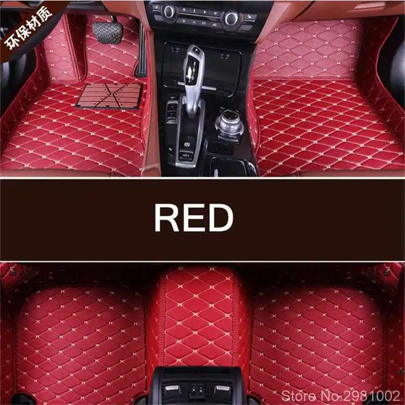 Кожаные коврики на пол для Mazda салона автомобиля водонепроницаемые CX5 2017 2018 2019 |