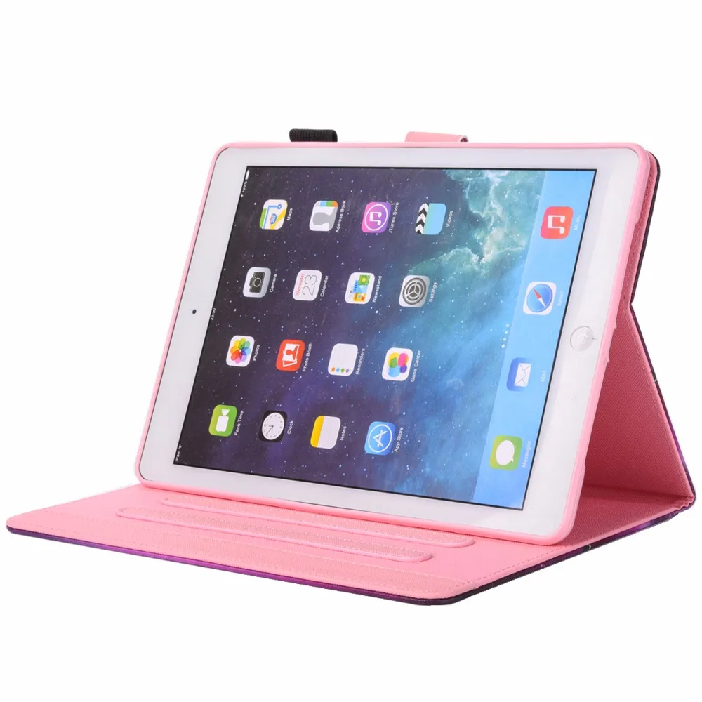 Модный чехол для планшета с художественным принтом для iPad Air, кожаный чехол-книжка на магнитной застежке, чехол s, чехол для iPad Air 1 Air 2, iPad 9,7