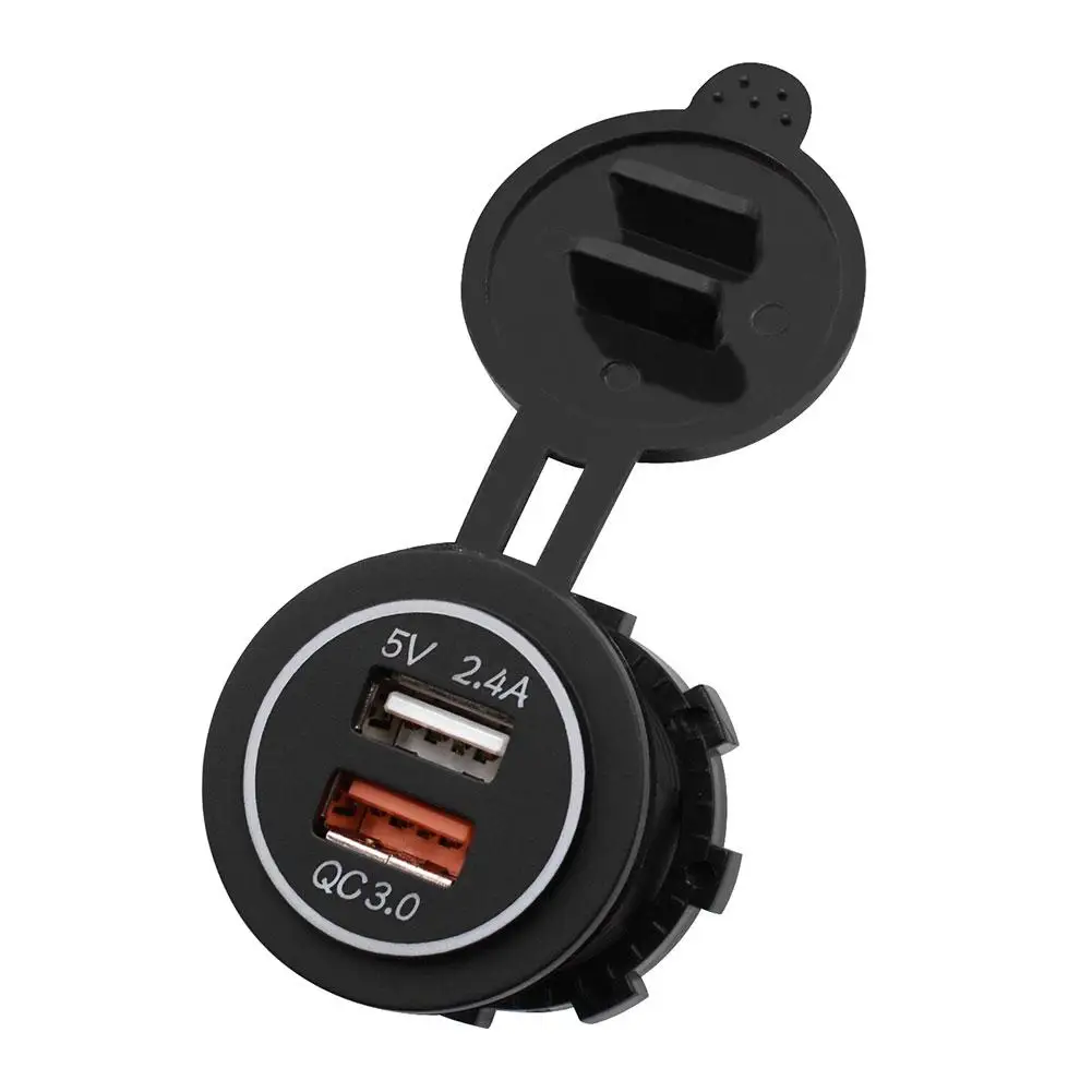 Автомобильное зарядное устройство с двумя USB портами и 2 портами|Зажигалка| |