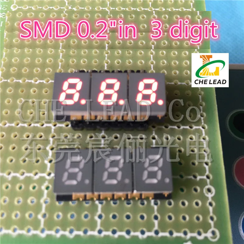 2 битная smd цифровая трубка 0 дюймов красный/зеленый/Синий 7 сегментный дюйма SMD