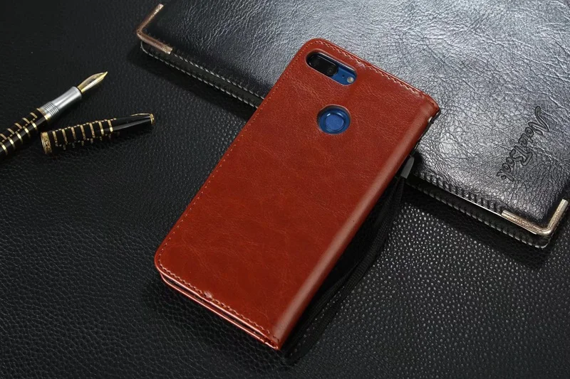 Флип Бумажник телефон чехол для huawei Honor 9 Lite кожаный Роскошные ультра тонкий