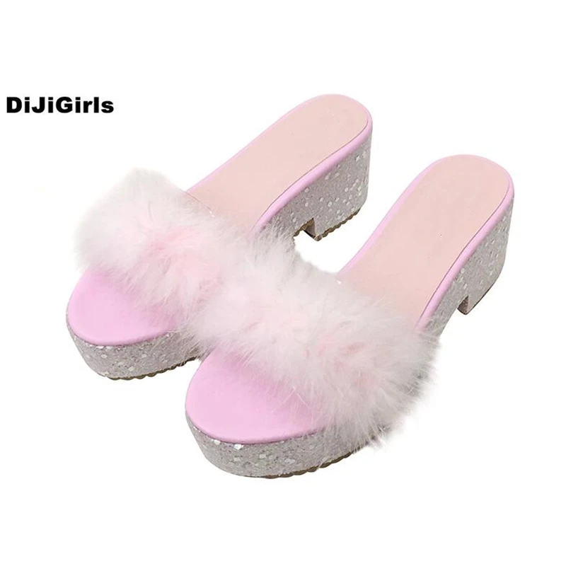 DiJiGirls/летние женские босоножки на танкетке модная пикантная обувь для торжеств