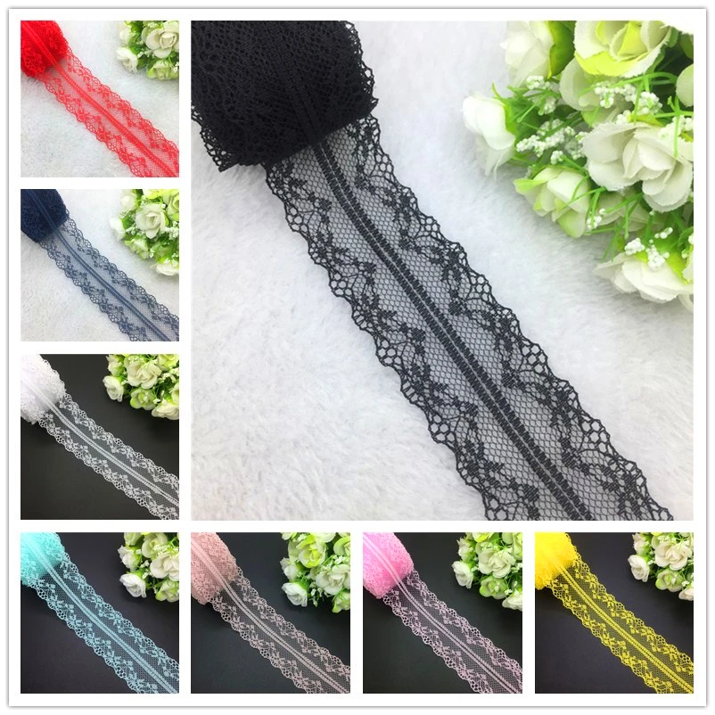 

16 цветов, 10 ярдов, 40 мм, двусторонняя вышивка ручной работы, сетка, кружевная отделка, лента, бант, ремесла для шитья, украшения