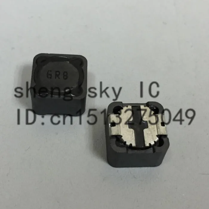 Бесплатная доставка 20 шт./лот 6 8 мкГн CDRH127 6R8 12*12*7 (мм) 6А экранированный силовой