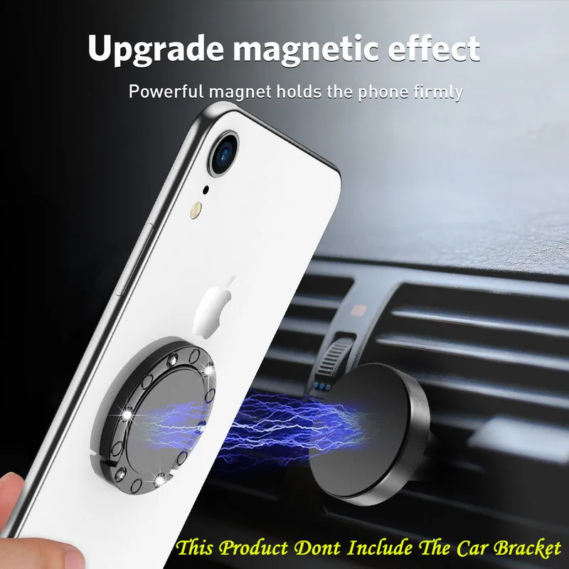 NOWAL Universal Diamond 360 Rotation Metal Finger Ring Holder Car Bracket Stand Case For Huawei Mate 20 10 9 8 P8 P9 P10 P20 Pro |