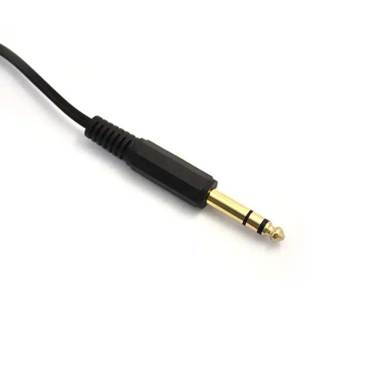 DANSPEED 6 35 мм Мужской стерео 2*6 1/4 &quotМужской разъем TRS правый угол Y сплиттер аудио