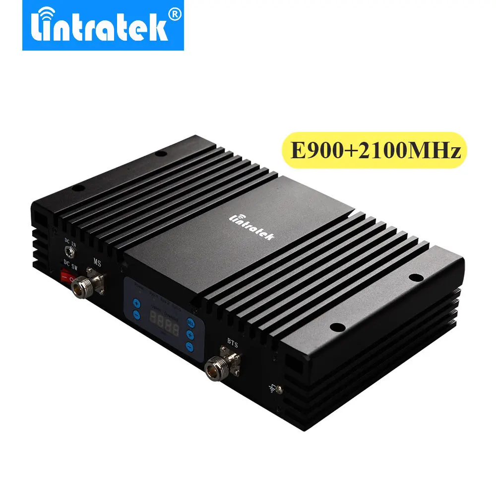 Усилитель сигнала сотового телефона 70db EGSM двухдиапазонный ретранслятор AGC / MGC 900 МГц UMTS 2100 усилитель 3G