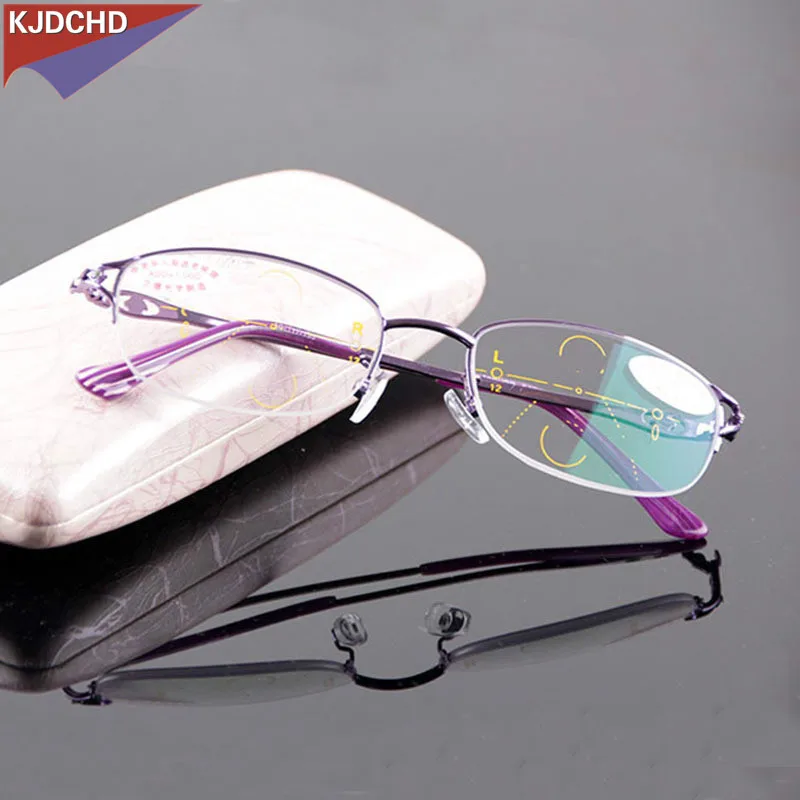 Ультралегкие женские элегантные очки с мультифокальным прогрессивным покрытием