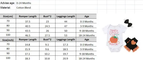 2018 комплект одежды для маленьких девочек на Хэллоуин комбинезон с тыквой +