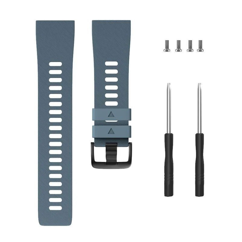 Slate Мягкий силиконовый ремешок для часов Garmin forerunner 35 ремешок для спорта на открытом воздухе силиконовый ремешок для Garmin forerunner 35 умный ремешок для часов - Цвет ремешка: Slate
