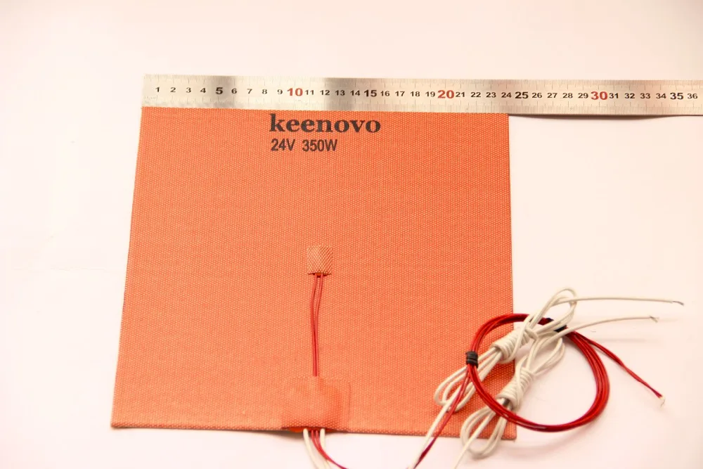 240X240mm 350W @ 24 V w/NTC 100K Термистор 3M PSA Keenovo силиконовый нагреватель 3D принтер Heatbed