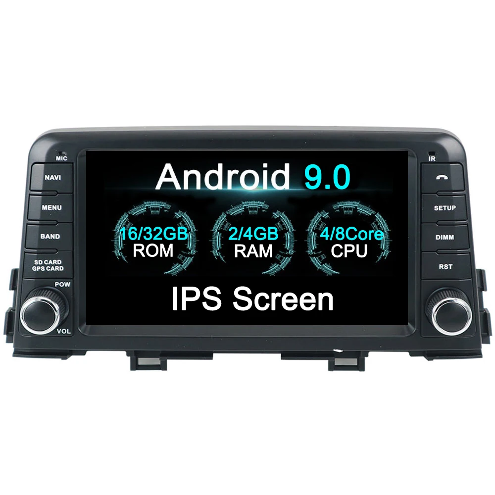 Автомагнитола 1 Din Android 10 без DVD-плеера GPS-навигация для KIA PICANTO/MORNING 2017 2018
