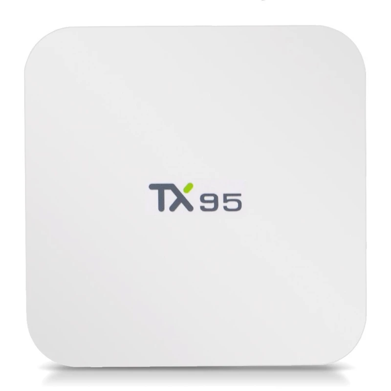 TX95 Smart TV Box Android 7 1 2 Гб 16 четырехъядерный процессор Amlogic S905X 4G/5 ГГц Wifi H.265 4K HDMI 2.0a USB 3 0