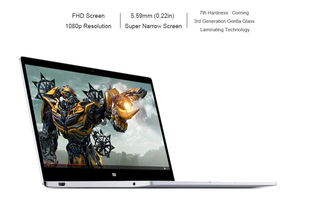Ноутбук Xiaomi Mi Air 8 Гб DDR4 256 ГБ SSD Intel i5-8250U четырехъядерный ноутбук MX150 2 ГБ GDDR5 Распознавание отпечатков пальцев ультратонкий