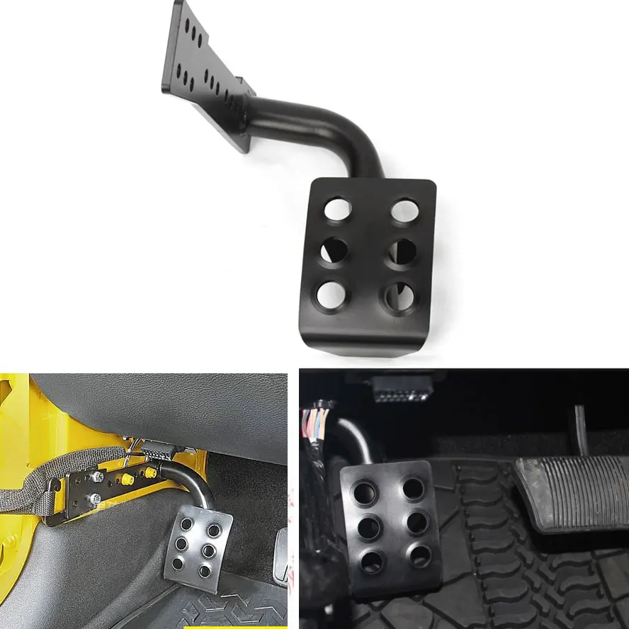 Металлические левые ножные Упоры для педалей Kick Dead 2008-16 Wrangler JK неограниченный
