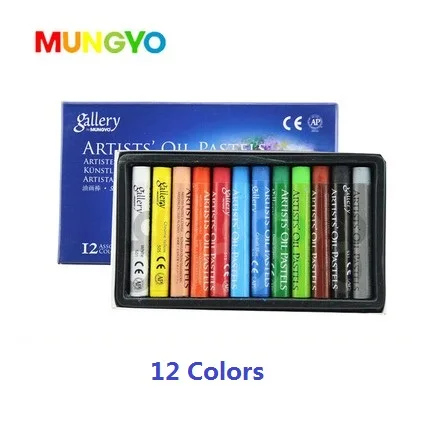 12 colors Mungyo швабры 12/25/50 цветов художников масляная пастель серии ГАЛЕРЕЯ художественная Пастель чертежные принадлежности - Цвет: 12 colors