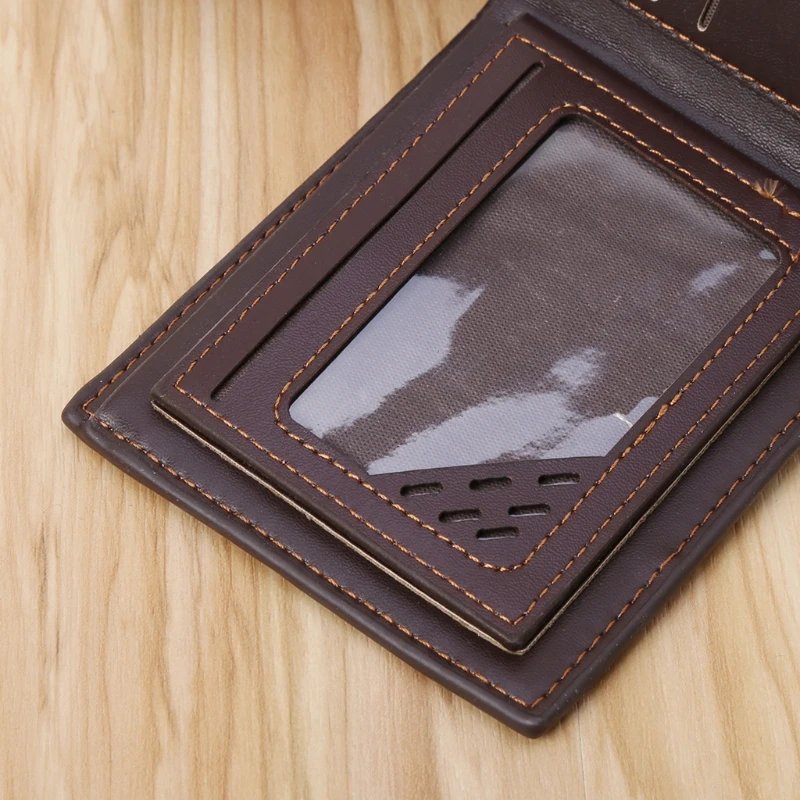 

Fashion Man's Long Leather Wallet ID Credit Card Holder Male Clutch Wallet