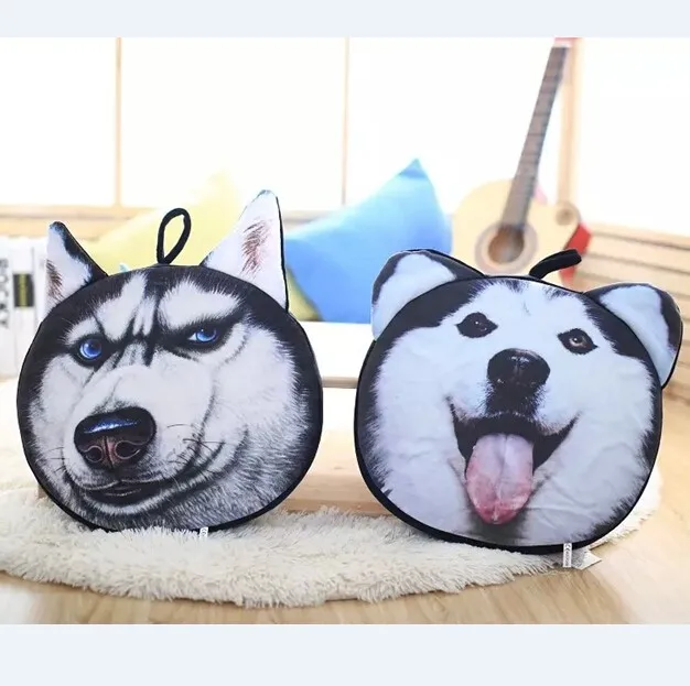 Горячая Распродажа 3D моделирование собака животное лицо плюшевая игрушка милая