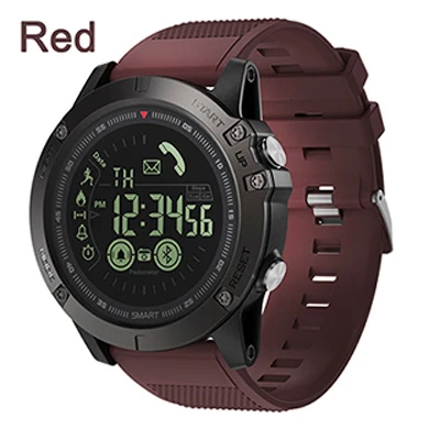 Red Новые Zeblaze VIBE 3 HR умные часы IP67 водонепроницаемые носимые устройства монитор сердечного ритма ips цветной дисплей спортивные умные часы - Цвет: Red
