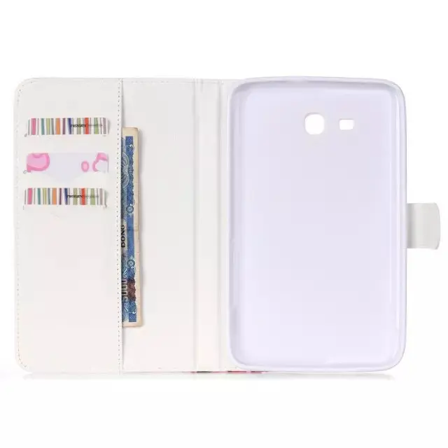 Чехол из ПУ кожи с милыми бабочками для Samsung Galaxy Tab3 7 0 Lite T110 T111 чехол планшета T113 T116