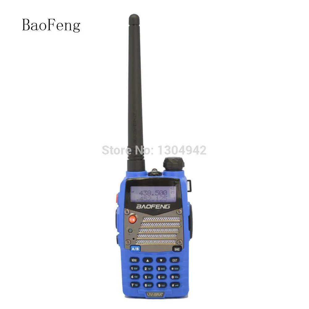 New BAOFENG UV-5RA+ Plus Blue Walkie Talkie 136-174MHz&400-520 MHz Two Way Radio With Free Shipping+Free Earpiece Telecom Parts
