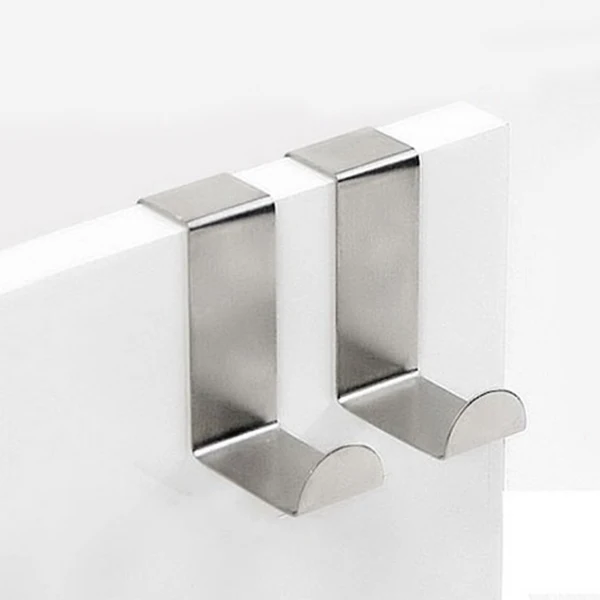 Новый 2 шт. из нержавеющей стали для дома кухни настенный держатель двери крючок